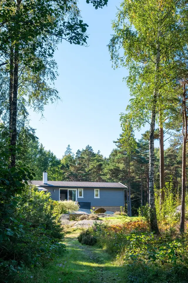 Utsikten når du kommer fra vannet.