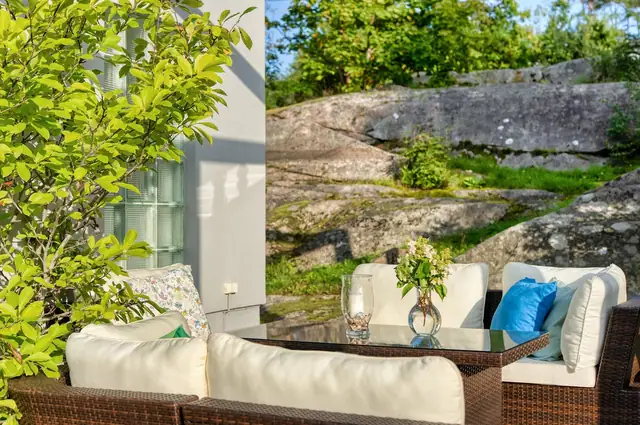 Arkitektegnet, elegant og innholdsrik 60-talls villa - ved Skrenten på Begby — bilde 17