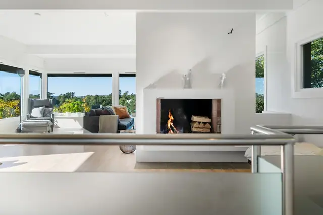 Arkitektegnet, elegant og innholdsrik 60-talls villa - ved Skrenten på Begby — bilde 26