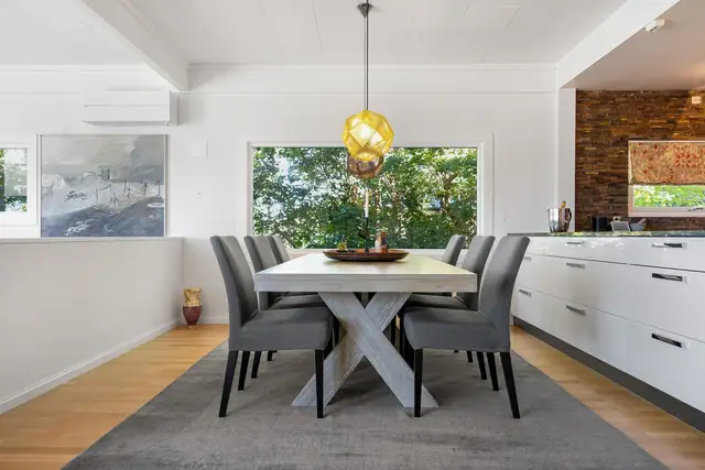 Arkitektegnet, elegant og innholdsrik 60-talls villa - ved Skrenten på Begby — bilde 32