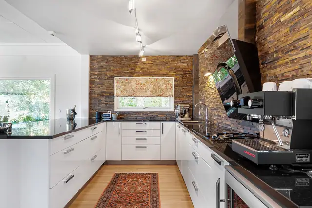 Arkitektegnet, elegant og innholdsrik 60-talls villa - ved Skrenten på Begby — bilde 35