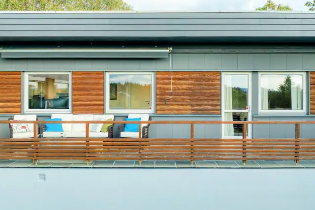 Arkitektegnet, elegant og innholdsrik 60-talls villa - ved Skrenten på Begby — bilde 8