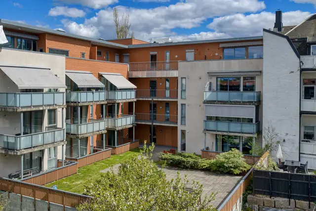 Fredrikstad sentrum - Rolig & sentral 2-roms| egen P-plass i parkeringsanlegg & solrik markterrasse | Cicignon — bilde 28