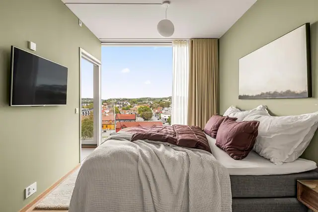 When location matters. Large penthouse flat - new in 2021 - three bedrooms, two bathrooms, approx. 30 m² glazed veranda. Kråkerøy — image 16