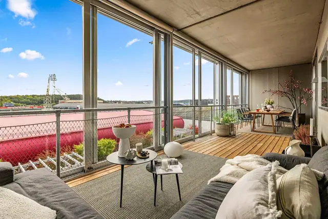 When location matters. Large penthouse flat - new in 2021 - three bedrooms, two bathrooms, approx. 30 m² glazed veranda. Kråkerøy — image 33