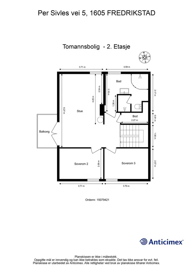 Generously sized detached house (registered as a semi-detached house) with large garage - Skovbølet above Wilbergjordet — image 22