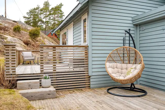 Høstpris! Koselig hytte m/anneks og kort vei til nydelig sandstrand. Bilvei helt frem og mulighet for båtplass. — bilde 12
