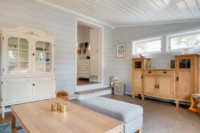Høstpris! Koselig hytte m/anneks og kort vei til nydelig sandstrand. Bilvei helt frem og mulighet for båtplass. — bilde 21