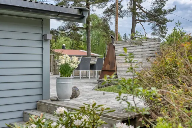 Høstpris! Koselig hytte m/anneks og kort vei til nydelig sandstrand. Bilvei helt frem og mulighet for båtplass. — bilde 7