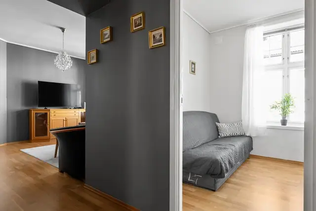 Selveierleilighet i 1. etasje med 2 soverom, vannbåren gulvvarme, elveutsikt og sentral beliggenhet på Sellebakk! — bilde 24
