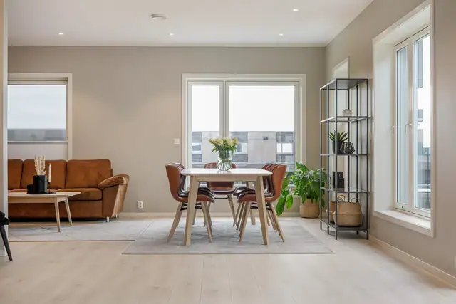 Boligen har smarthusløsning fra futurehome som gir en moderne og enkel hverdag