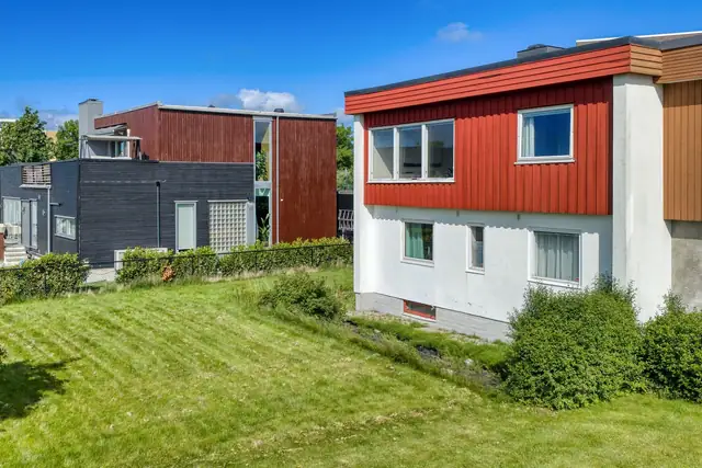 Bellevue/ Fredrikstad. Halvpart av tomannsbolig - slik arkitekten tegnet den på 1960-tallet. — bilde 4