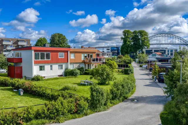 Bellevue/ Fredrikstad. Halvpart av tomannsbolig - slik arkitekten tegnet den på 1960-tallet. — bilde 5