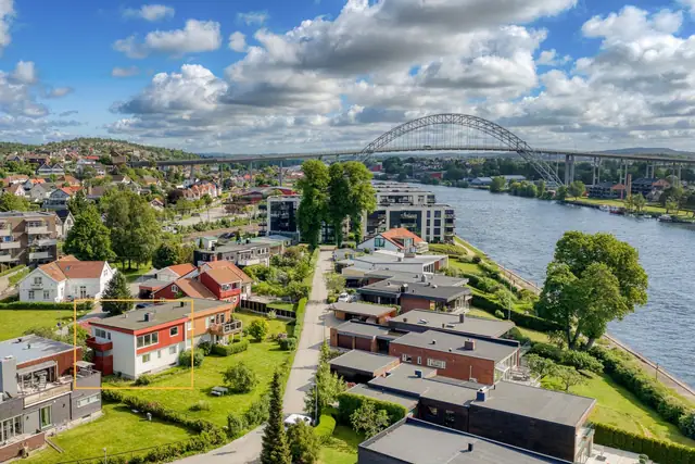 Bellevue/ Fredrikstad. Halvpart av tomannsbolig - slik arkitekten tegnet den på 1960-tallet. — bilde 6