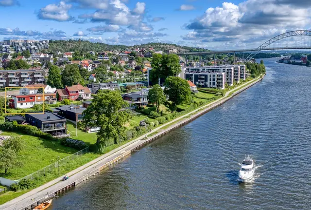 Bellevue/ Fredrikstad. Halvpart av tomannsbolig - slik arkitekten tegnet den på 1960-tallet. — bilde 7