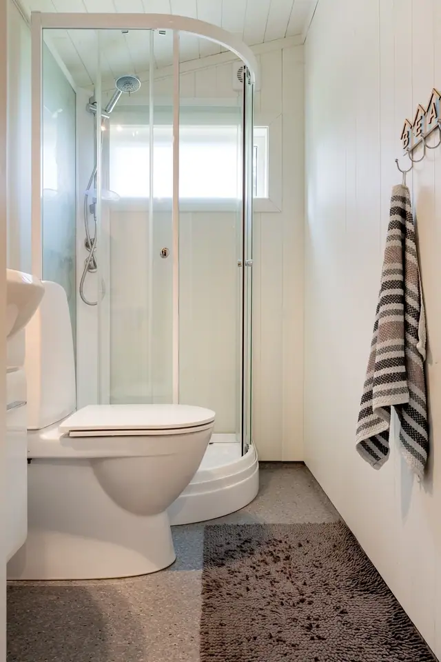 Moderne hyttebad