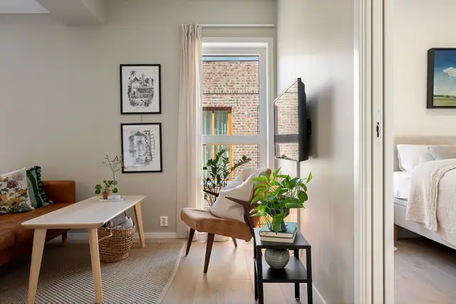 Characterful two-room flat with access to a large roof terrace overlooking Nygaardsplassen - in the heart of the town centre — image 12
