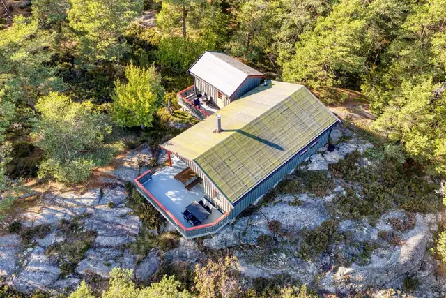 Koselig hytte med effektiv planløsning og fine, solrike uteplasser - Papper — bilde 29
