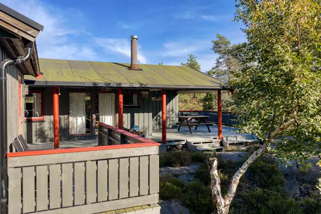 Koselig hytte med effektiv planløsning og fine, solrike uteplasser - Papper — bilde 4