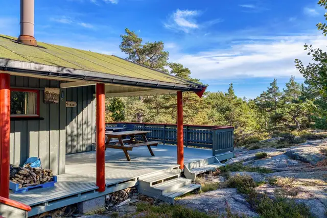 Koselig hytte med effektiv planløsning og fine, solrike uteplasser - Papper — bilde 6